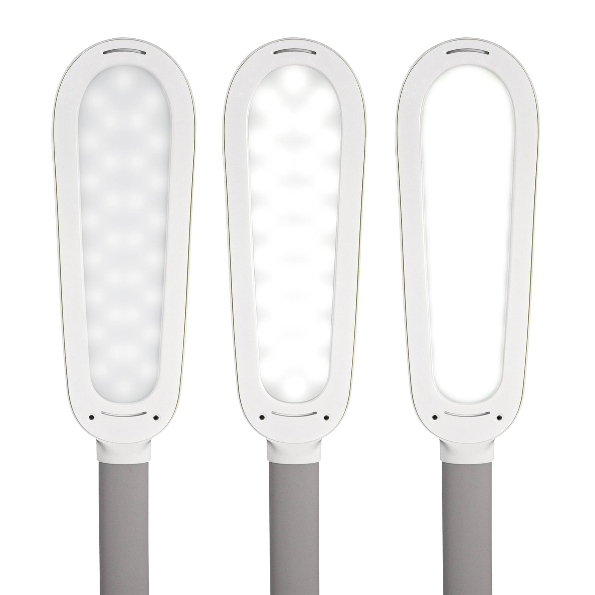 OttLite 27" White Wide Area Dimmable LED Table Lamp